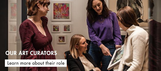 Our art curators select emerging contemporary artists from around the world